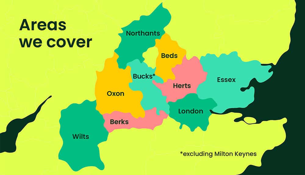 The Relationship Services See the Areas We Cover North & South West London, Berkshire, Buckinghamshire, Hertfordshire, Northamptonshire, Oxfordshire and Wiltshire.